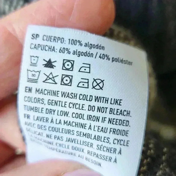 American Eagle Outfitters Hooded Button down Flannel Shirt black white - Picture 9 of 11